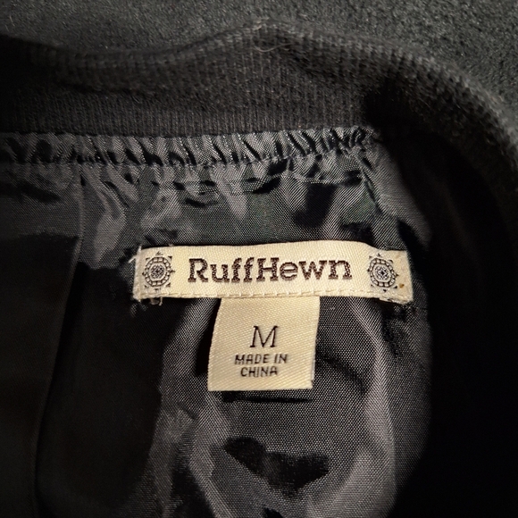Ruff Hewn Black Boho Jacket with Embroidered Accents - Picture 5 of 8